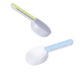 Pet food spoon (Option: Blue white)