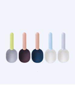 Pet food spoon (Option: Pink blue)