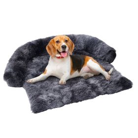 Machine Washable With Movable Lid, Pet Indoor Sofa Cushion (Option: 43x41x7inch-Tiedye Dark Gray)