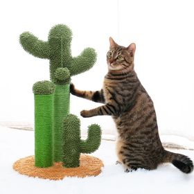 Zongzi Colored Cactus Cat Scratching Pillar, Banned From Selling Shein, Unable To Ship On Weekends (Option: M Size)