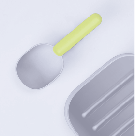 Pet food spoon (Option: Green gray)